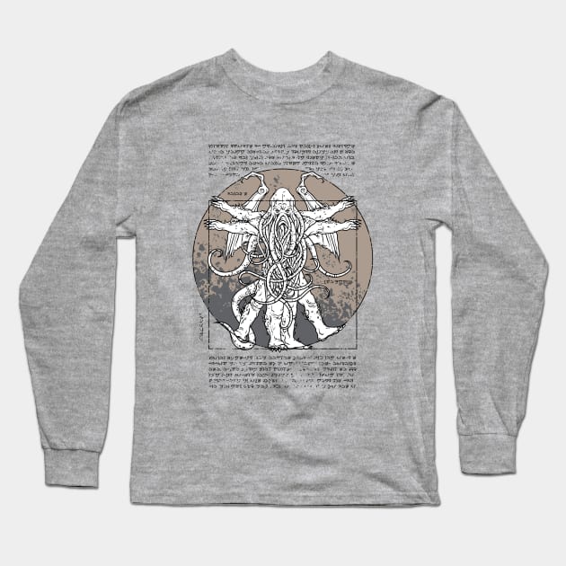 Lovecraftian Man Long Sleeve T-Shirt by drsimonbutler